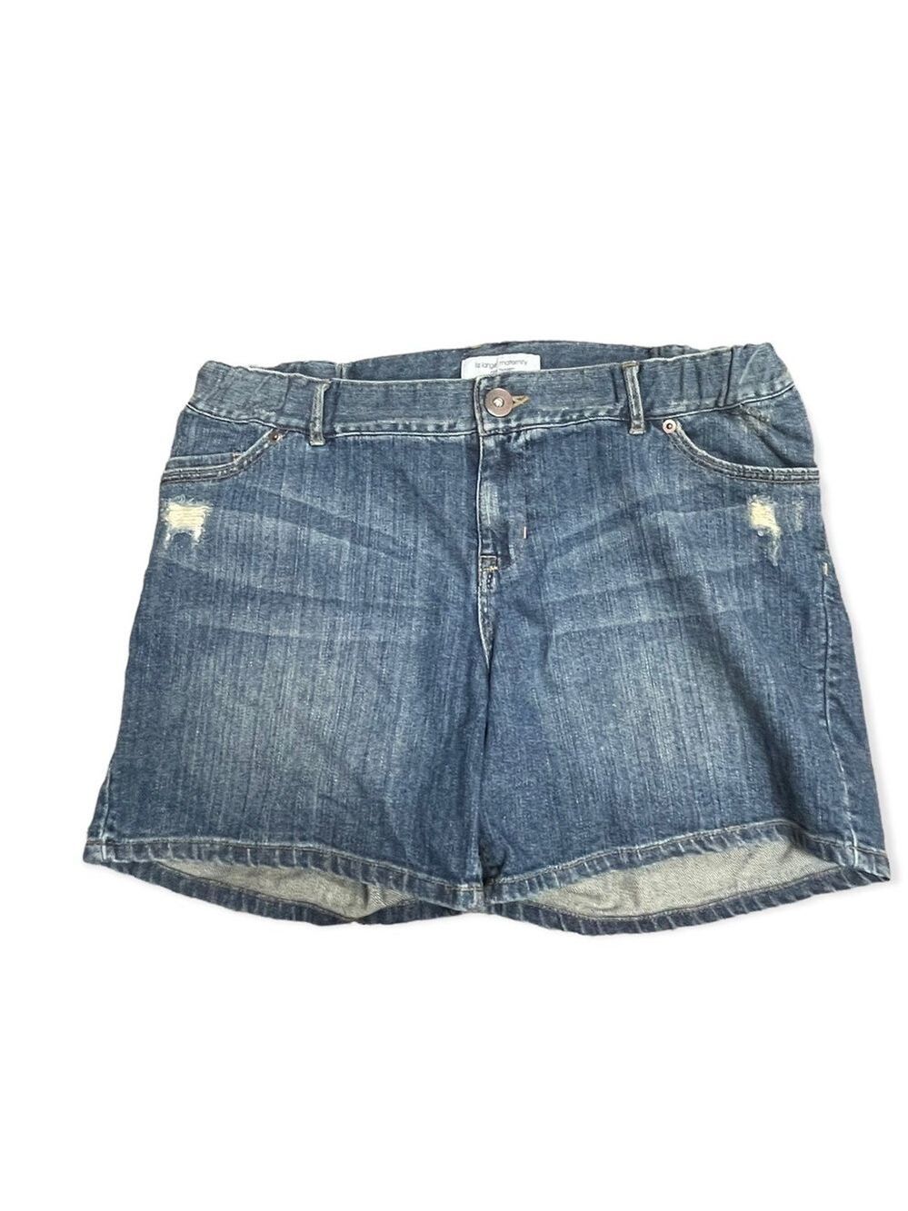 Liz Lange Denim Maternity Shorts Medium